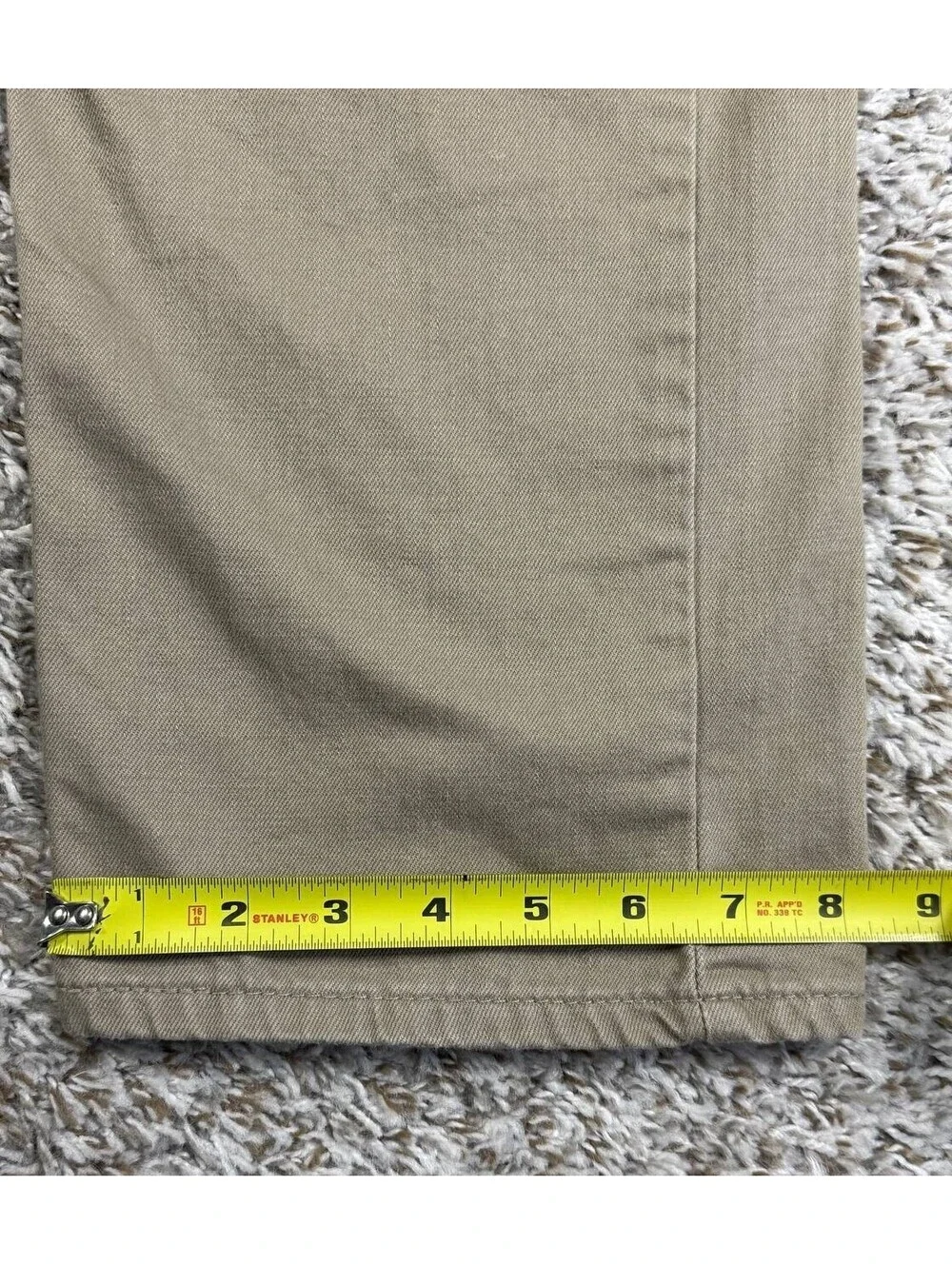 Levi’s 505 Regular Fit Men’s Khaki Pants W34 L34 Beige Casual Jeans